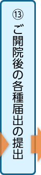 ご開院後の各種届出の提出